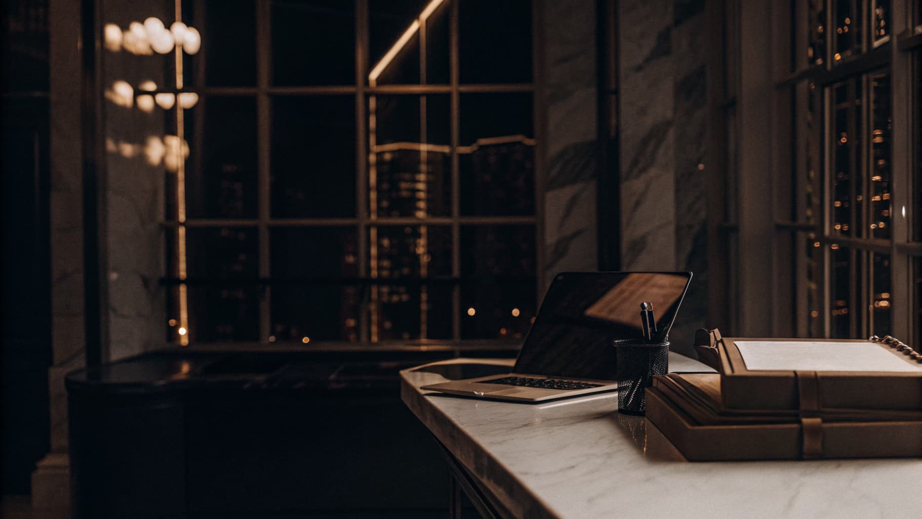 Professional financial services office